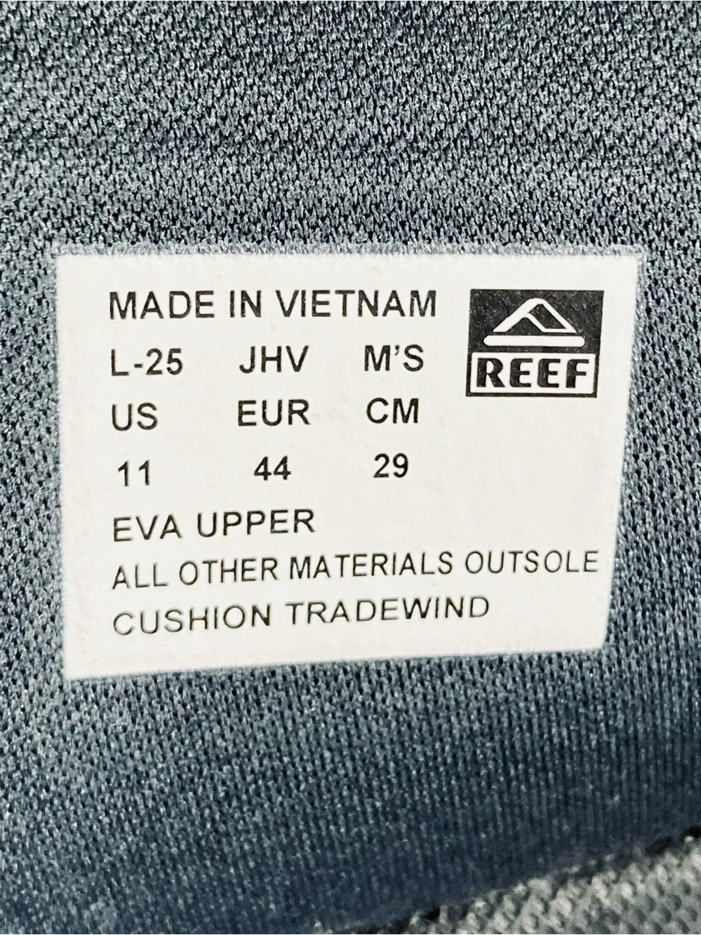 Reef new cushion